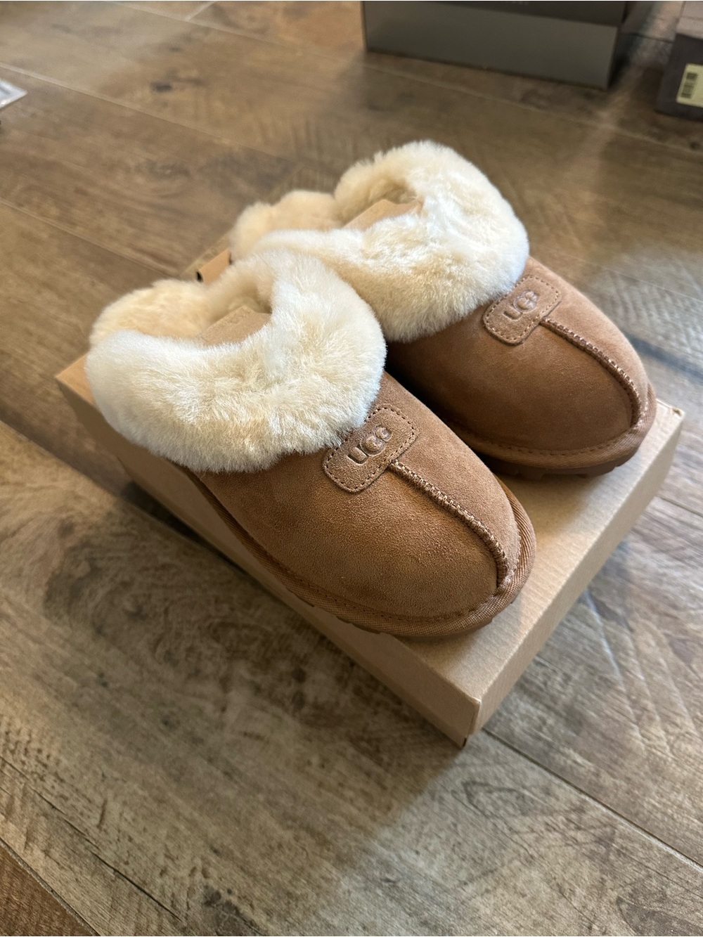UGG Women's Coquette Slippers in Chestnut